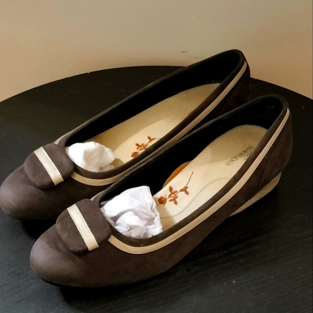 Ros Hommerson Brown Suede Size 10W